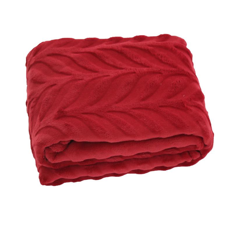 Flannel Blanket, Coral Fleece Air Conditioning Blanket, Single and Double Person Blanket Office Dormitory Nap Blanket