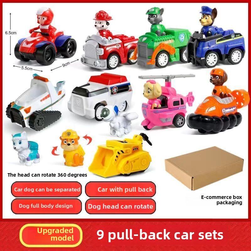 Paw Motorcycle Patrol Team Children Car Toys Collectible Early Gifts Education
