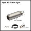 51mm 61mm Motorcycle Exhaust Pipe Muffler DB Killer Left Right Side Universal for ER6N SV650 CRF230 Z800 R1 CB650F CB1000R MT07