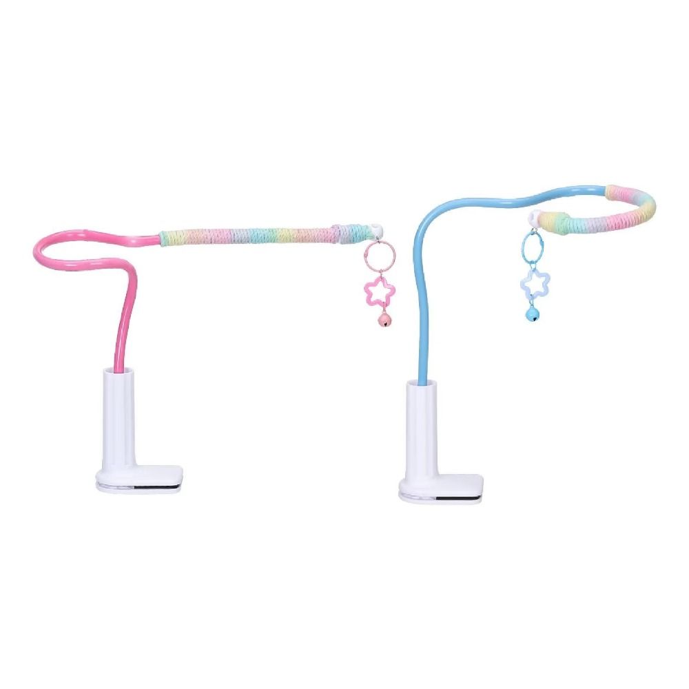 With Bell Bird Perch Stand Stable Paw Grinding Sticks Tabletop Parrot Biting Rod Parakeet Cage