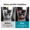 Car Styling Gearshift Frame Carbon Fiber Decoration Sticker Trim For Renault Clio 2013-2018 Decorative Trim Strips Interior Part