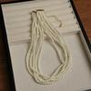 French Romance~ Retro Elegant Flower Pearl Necklace Temperament Versatile Collarbone Chain Necklace Women