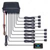 Car Reverse Backup Parking Sensor System With 8 Parking Sensors 12V LCD Display Backup Reversing Assistance Aid Kit