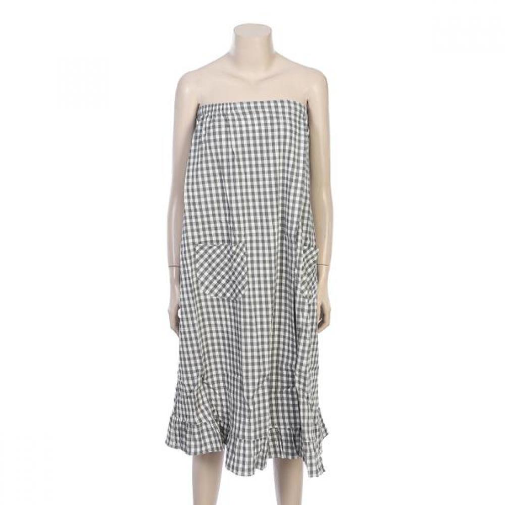 BARBARA Women S Gray Check Golf Gown agw4990S