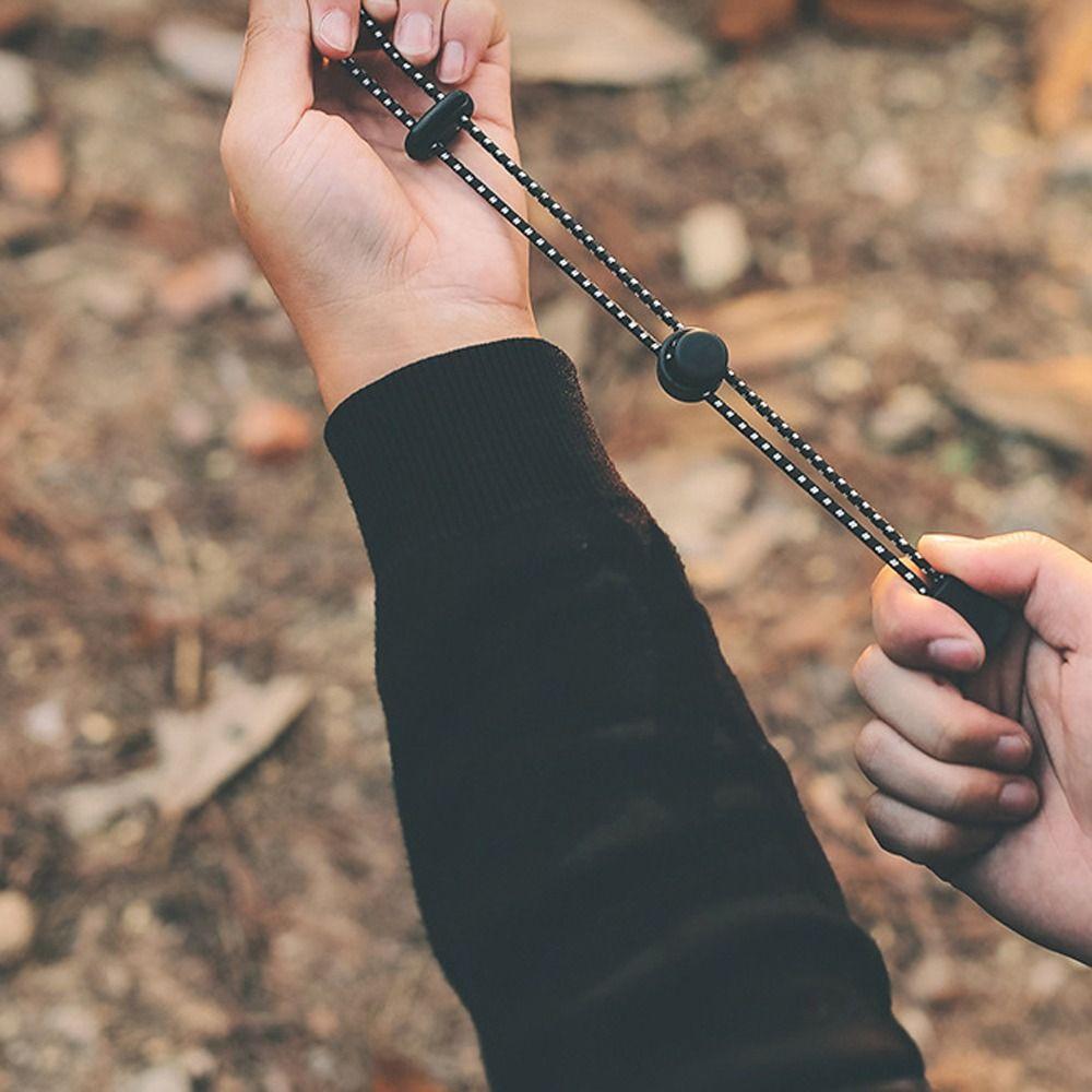 Cane Wrist Strap Walking Stick Holder Elastic Rope Holder Elastic String Backpack Fixing Buckle
