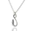 [EPIC BOLEN] Halskette mit Adlerkopf-Haken aus 925er Sterlingsilber – Unisex – Adlermotiv aus Sterlingsilber – Klein, schlicht, stilvoll – Indianer