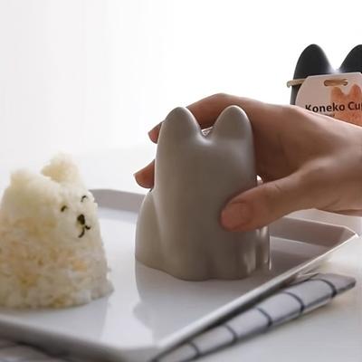 A Cat-Shaped Mold, Homemade Milk Pudding Mold, Rice Cat Shape