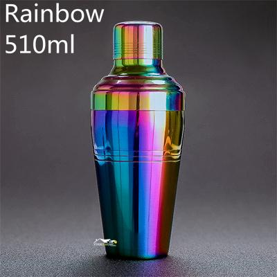 510ml Stainless Steel Cocktail Boston Bar Shaker Japanese Style Mirror Finish Bar Wine Drink Mixer Set Barware