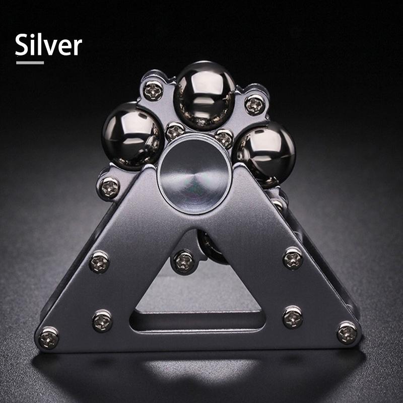 

Metal Antistress Hand Spinner Spinning Top Gyroscope Stress Reliever Toy срібний