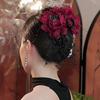 Flower Butterfly Tassel Hairpin Flower Headdress Exaggerated Hairpin