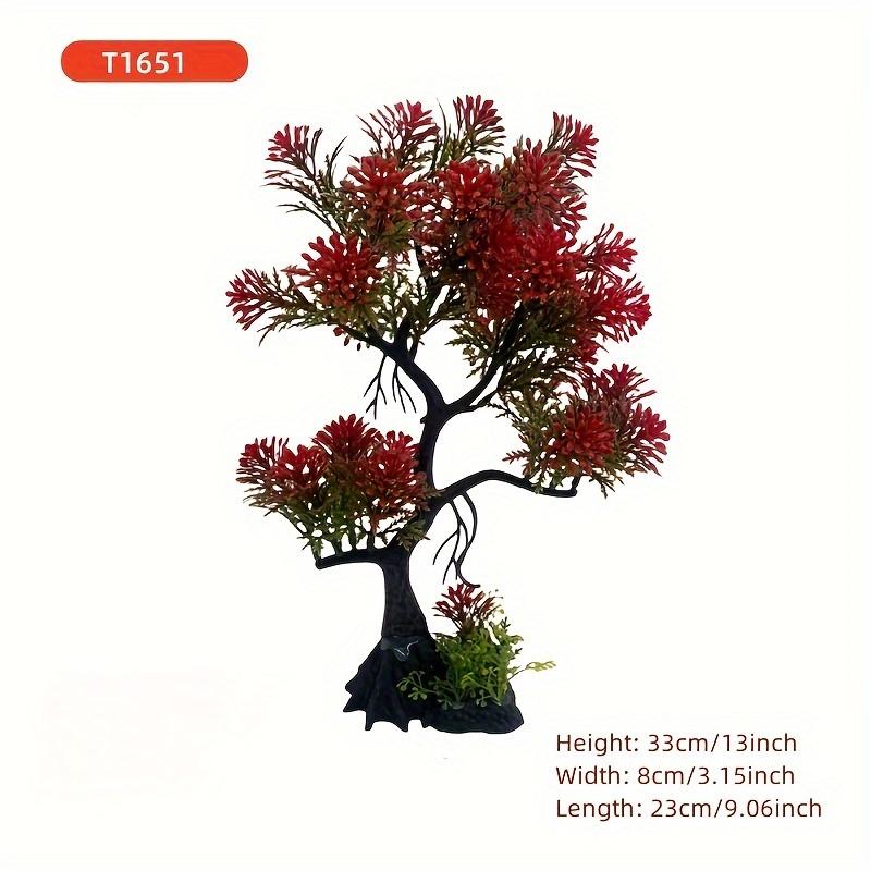 Simulation Water Glass Fish Tank Landscaping Decoration Imitation Water Plant Tree Aquarium Ornament DIY Fish Tank Decor Bigsize