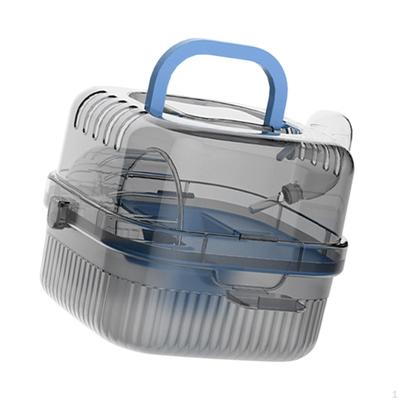 Travel Transparent Hamster House Pet Carrying Cage Exercise Playing Small Container for