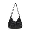 Vintage Bow Washed Denim Shoulder Bags for Women Versatile Large Capacity Ladies Crossbody Bag Lightweight Casual Tote Handbag
