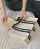 Oror Book Tote Bag 008 Tweed Ivory