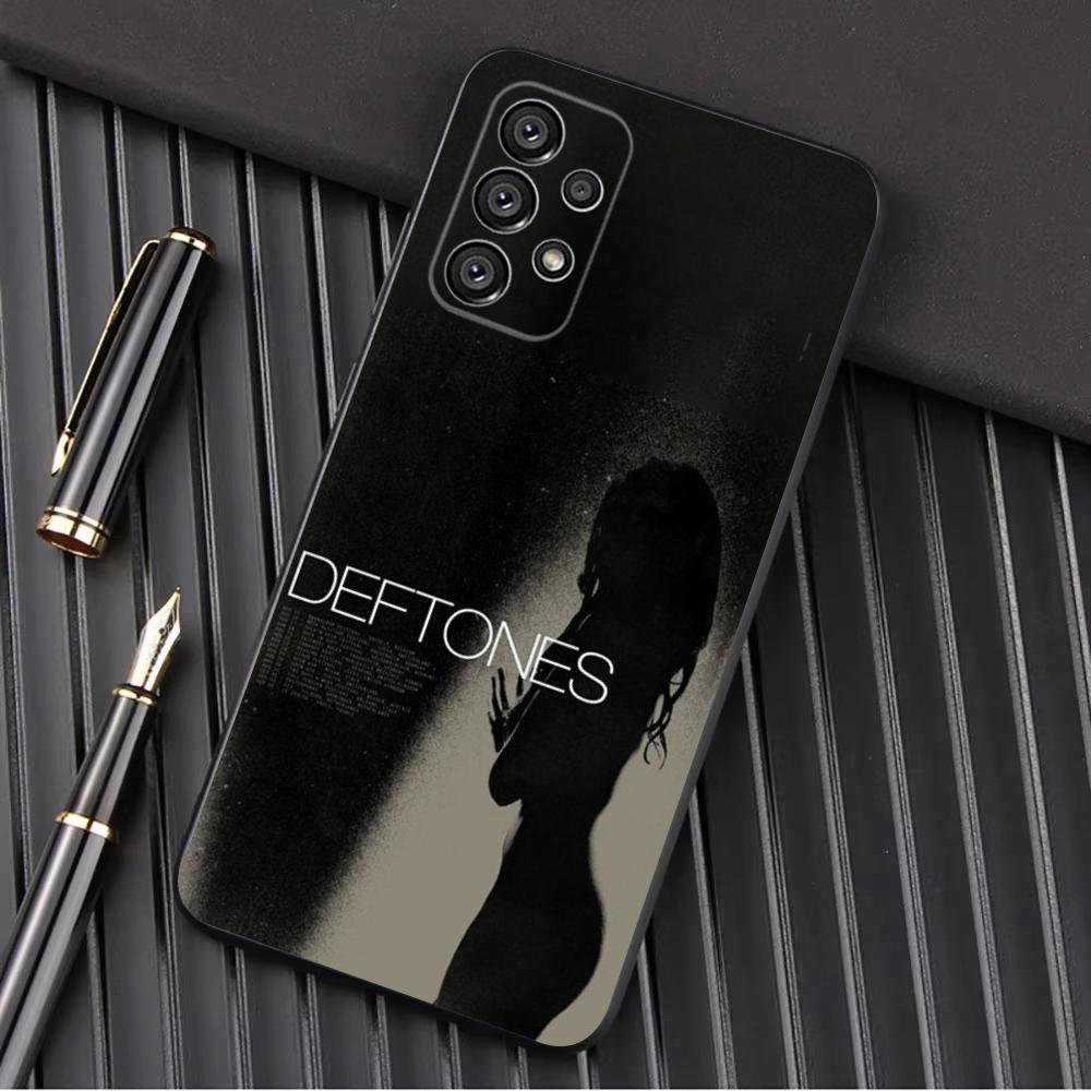 Band D-Deftones Phone Case For Samsung Galaxy A13,A21s,A22,A31,A32,A52,A53,A71,A80,A91 Soft Black Shell