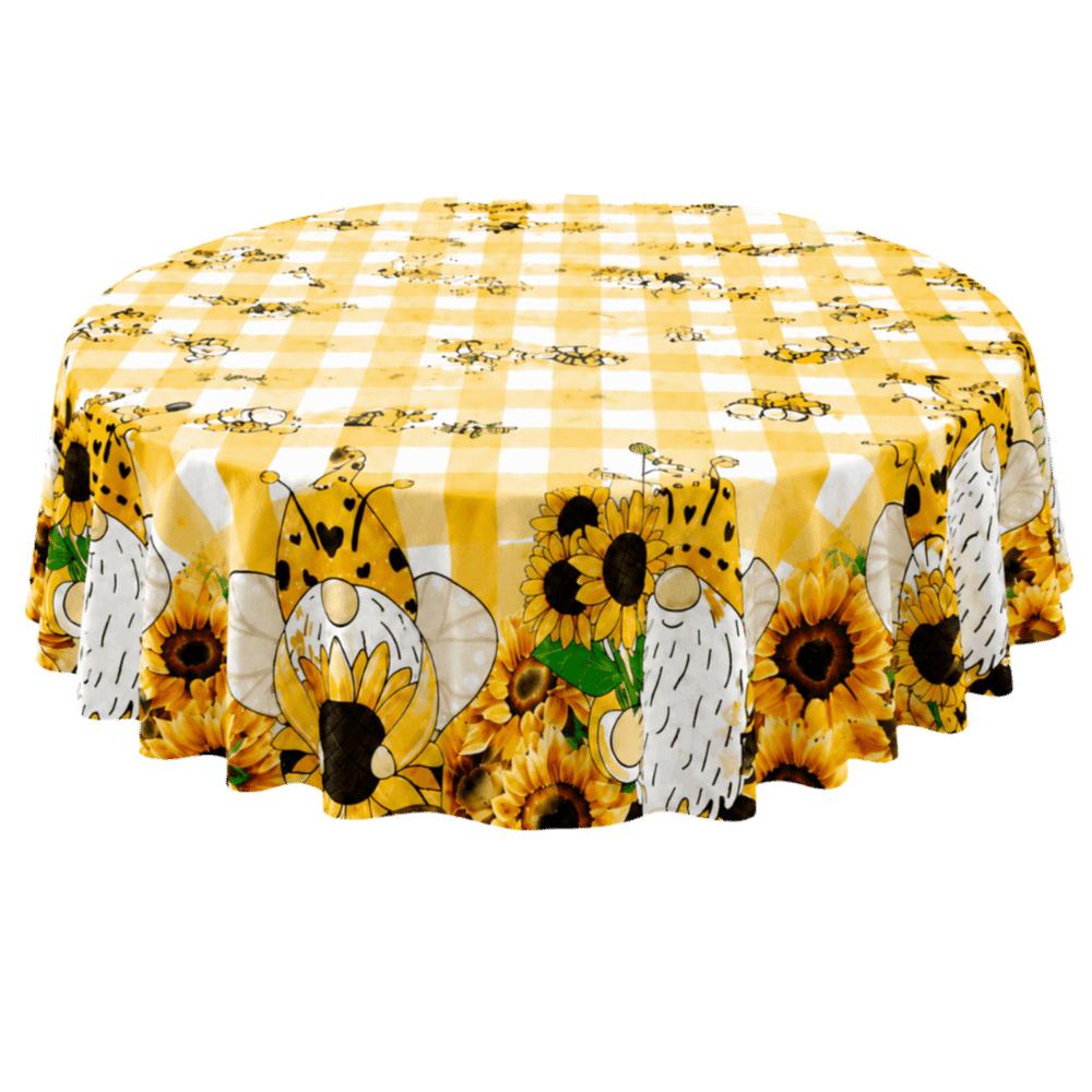 Sweet Sweet Floral Tablecloth Embossed Edge Waterproof Desk Decoration Cloth Anti-fouling Rabbit Butterfly Table Mat Dining Room