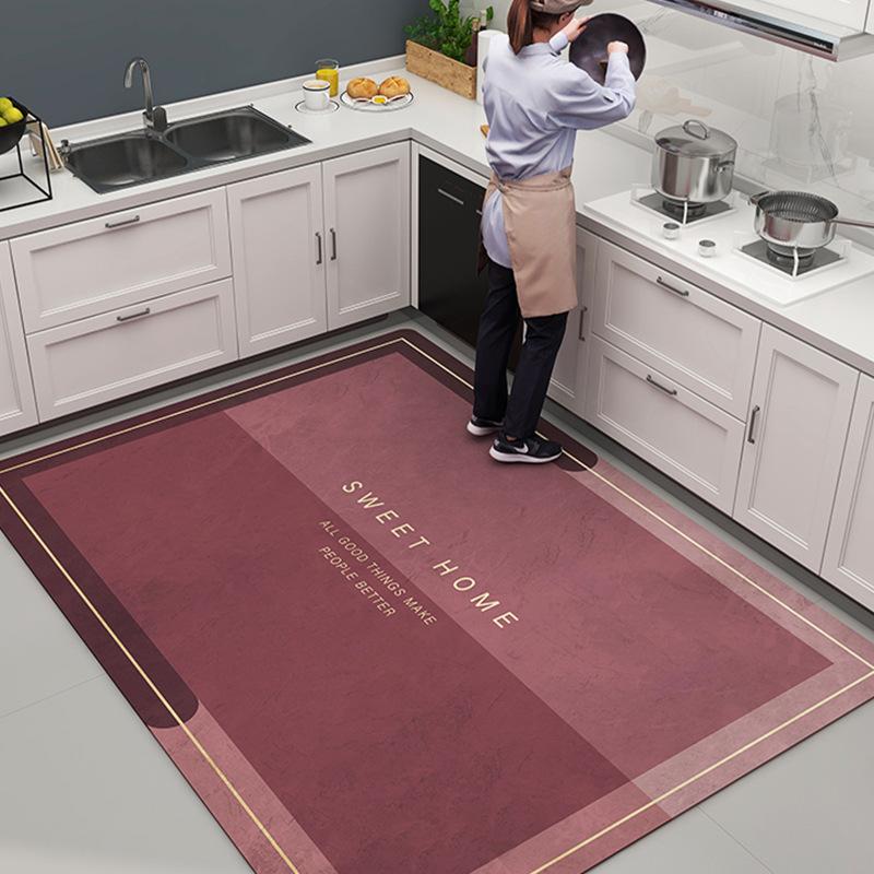 Alfombrilla de suelo de lodo de diatomeas Tienda completa Alfombrilla de suelo para el hogar Cocina Absorción de agua Aceite Antideslizante Restaurante Alfombrilla de suelo Lodo de diatomeas