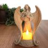 Homde Table Decoration Tools Angel Candlestick Party Lights Commemorate Angels Condolences Candles Angel Figurines Candle Holder
