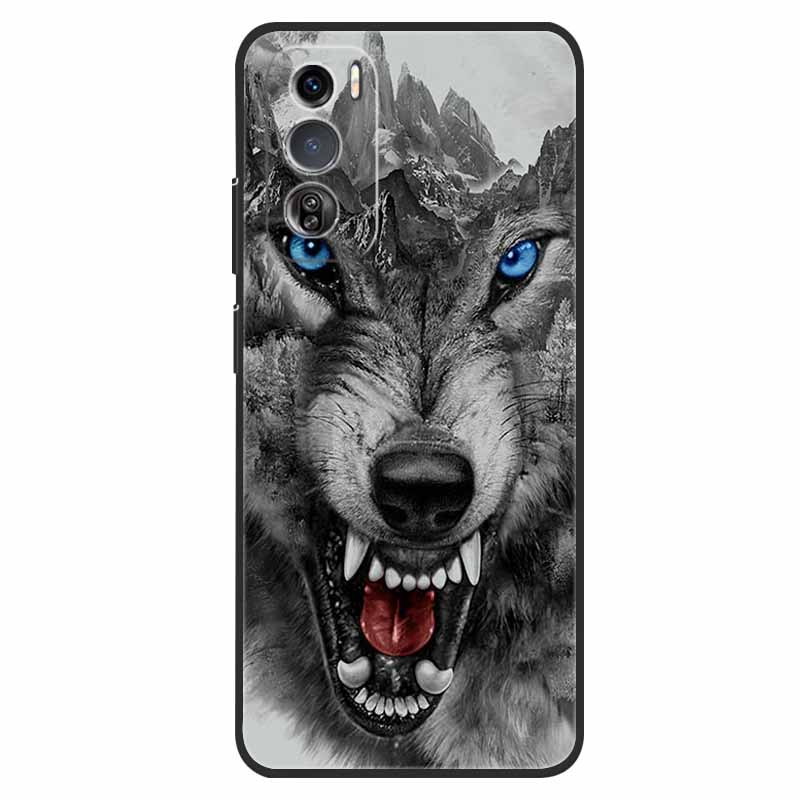 For Oppo Reno12 Pro Case TPU Animals Soft Silicone Back Cover Phone Cases For Oppo Reno 12 Pro 5G Wolf Protective CPH2629 funda