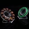 Simple Circular Stable Transparent Acrylic Bracelet Display Rack Jewelry Stand