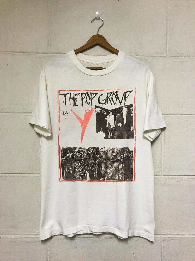 

Hot The Pop Group Band Short Sleeve White S2345XL Unisex TShirt KK301 Unisex T-Shirt XXXL