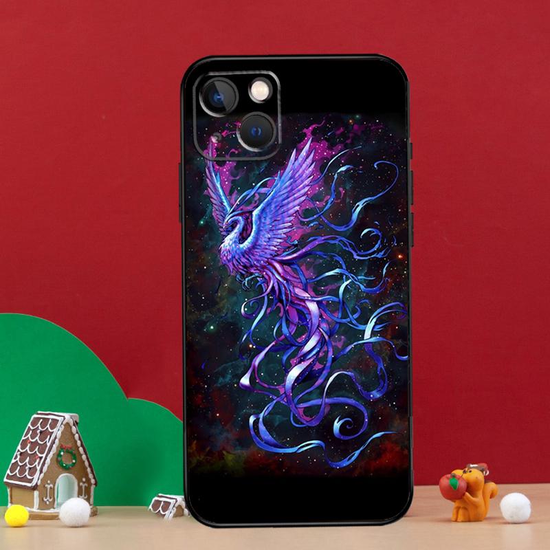 Phoenix Bird Capa For iPhone 15 11 14 Pro Max 12 13 14 Pro Max Plus X XR XS Max 12 13 Mini Phone Case