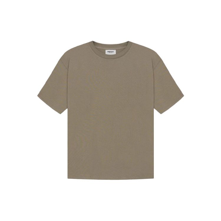 Fear of God Essentials Short Sleeve Tee SS21 Unisex Tops Taupe FOG-SS21-556