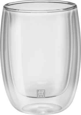 ZWILLING Double Wall Glass Coffee 200ml 2pcs Tumbler Heat Resistant Cold Insulation Heat Insulation Double Structure Coffee Cup Microwave Safe