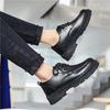 Fashion Height Increasing Soft Plain Man Casual Shoe Non Slip Classic Original High Quality Fashion Adults 2025 Pu Leather Shoes for Men