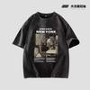 Men's printed short-sleeved t-shirt men's tide summer loose five-minute sleeve trend ins simple printed half-sleeved tops