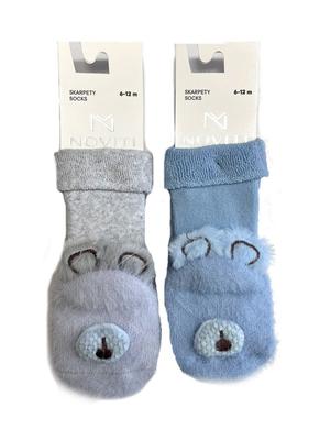 Noviti SF009 Flauschige Socken für Jungen, 0–18 Monate, Noviti
