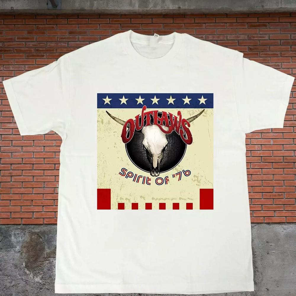The Outlaws Band Spirit Of 76 Tour T Shirt Full Size S-5XL.webp Unisex T-Shirt XL