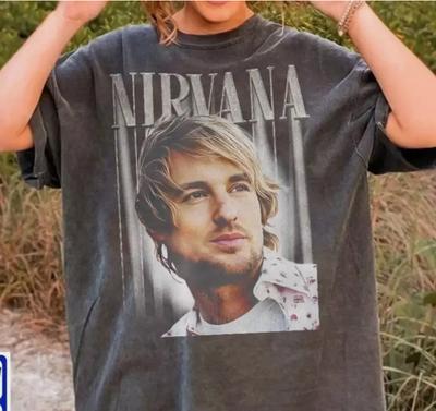 SALDI Camicia Vintage Owen Wilson Camicia Rock Band S-5XL T-Shirt Unisex