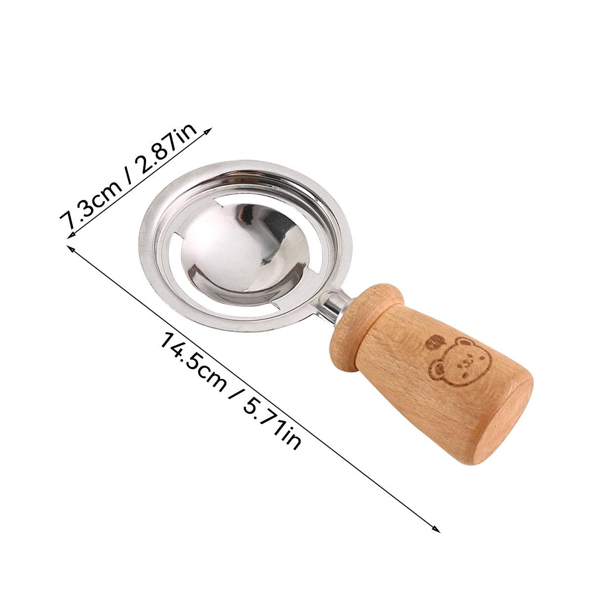 

Вертикальное сито для муки из нержавеющей стали с деревянной ручкой, сито с мелкой сеткой, ложка-дуршлаг, кухонные инструменты для выпечки