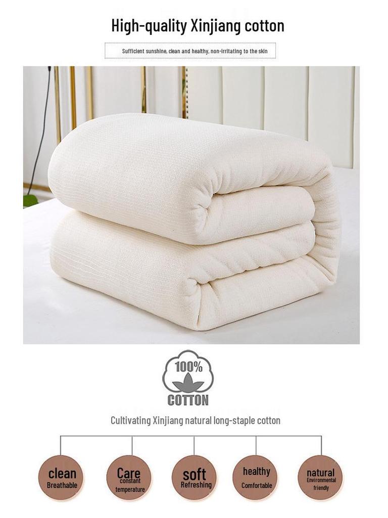 Xinjiang Baumwoll-Quilt & Füllmaterial - Perfekt für Frühlings-, Herbst- und Winterbettwäsche