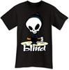 Fashion Blind Skateboard Logo Extreme Sporten's T Shirt Black