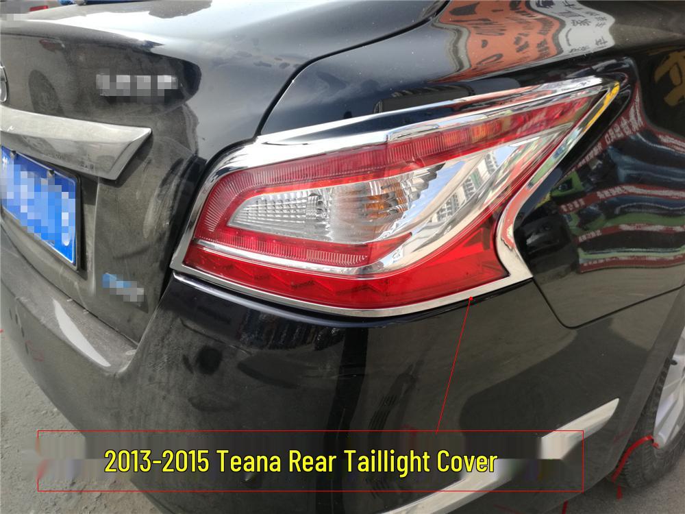 Teana 08-15 New Gen Front/Rear Headlight & Fog Light Covers with Eyebrow Design