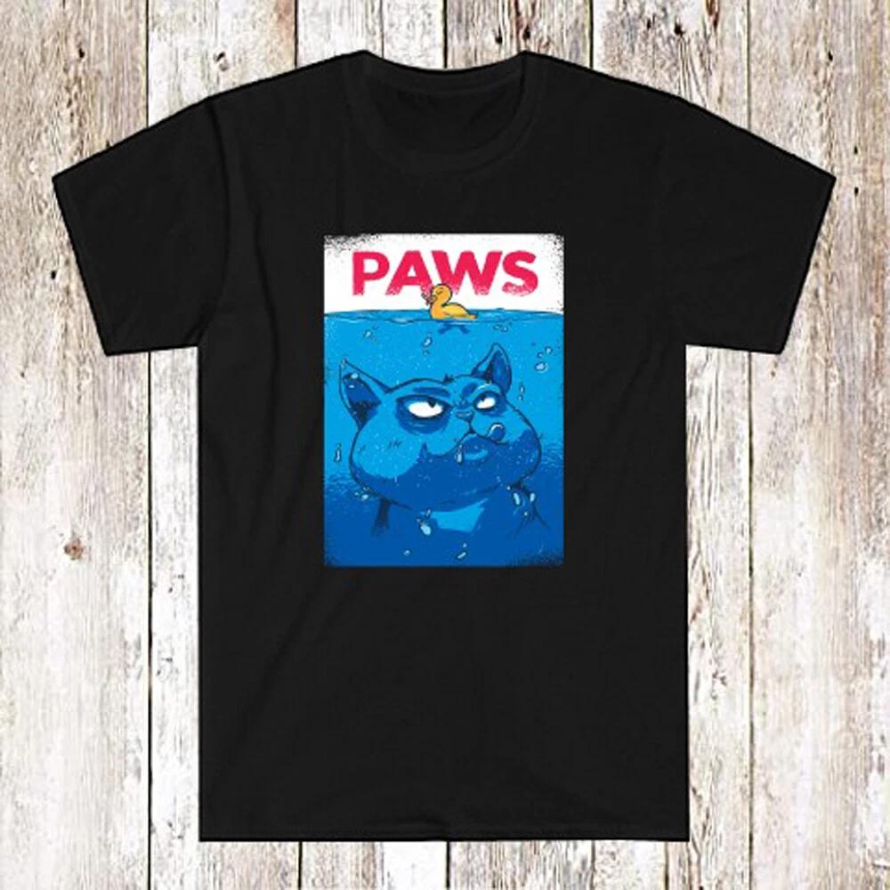 Funny Jaws Paws Men s Black Size S-5XL 2XL