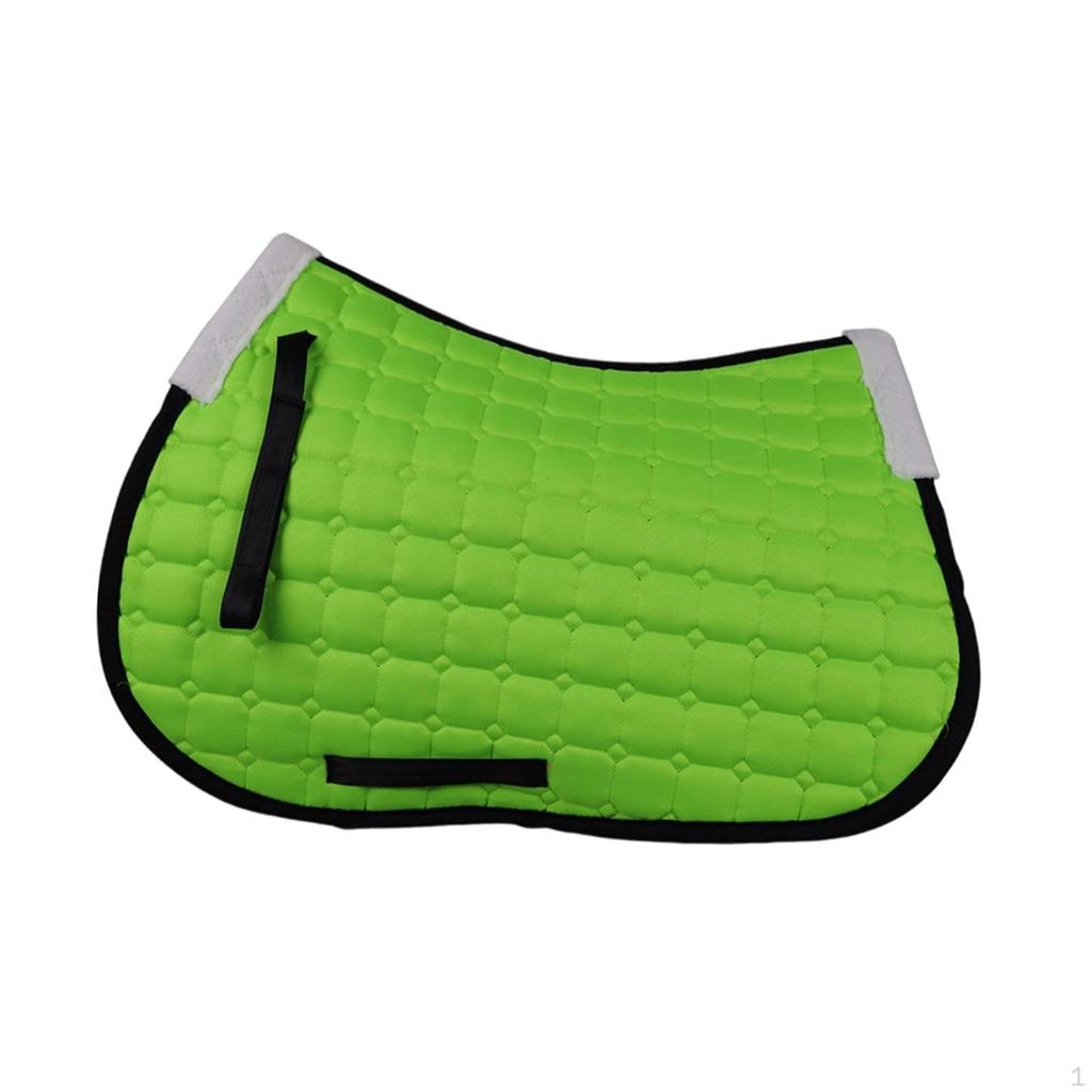 English Saddle Pad Wicking Polyester Breathable Sweat Absorbing Mat Non Slip Shock Absorption