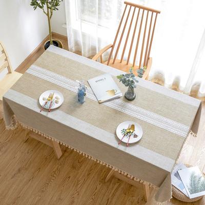 Waterproof Tablecloth Imitation Cotton and Linen Rectangular Coffee Table Tablecloth Nordic Simple Table Cloth