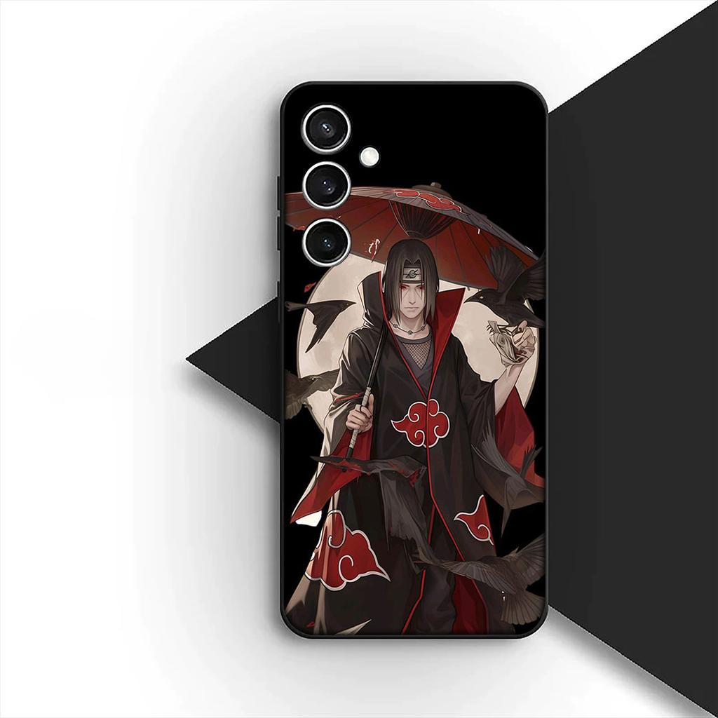Anime Uchiha Itachi Narutos Cover for Samsung Galaxy S10 Lite S8 S9 Plus A33 A34 A31 70 A71 A72 Note 20 9 8 Coque Phone Case