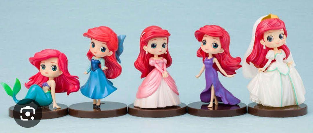 

[Б/У] qposket petit Ариэль 5 штук Русалочка полная фигурка