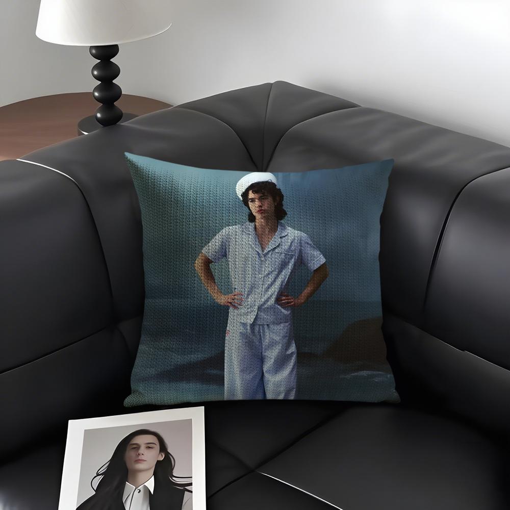 C-Conan Gray Wishbonee Sänger Kissenbezug Natürlicher Leinen Bio-Stoff Beidseitiger Druck Sofa Heimdeko Geschenk Kissenhülle
