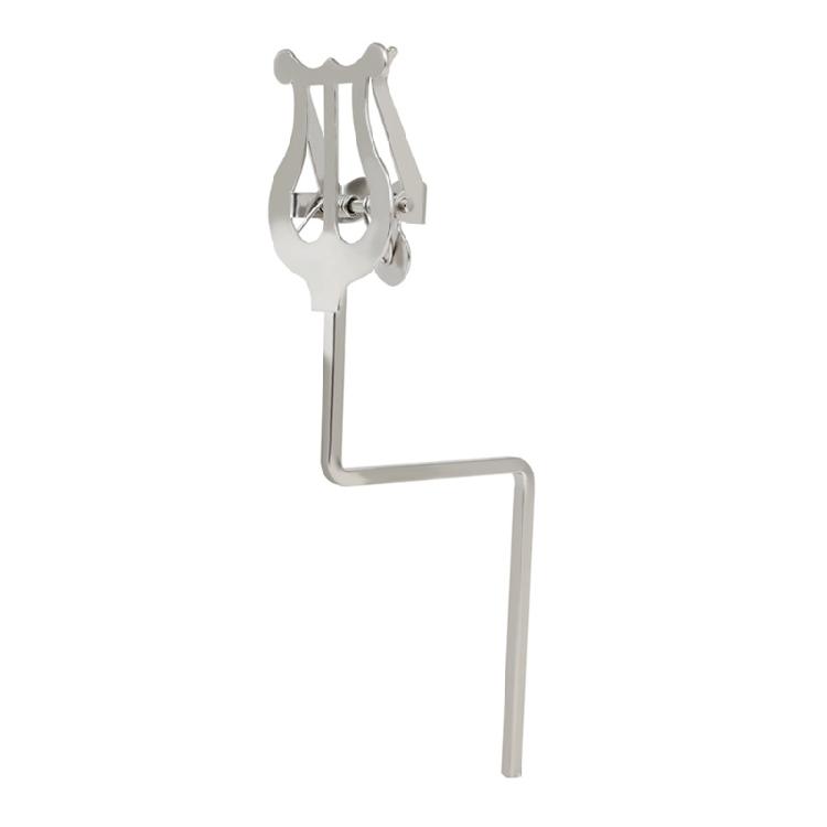 Portable Metal Sax Lyre Sheet Music Clip Saxophone Marchings Clamp-On Stand