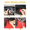 Car Rear Bumper Tow Hook Carbon Steel Rear Frame Side Trailer Hook Towing Bar Kit Car Accessory For Toyota Tacoma N400 2024-2026