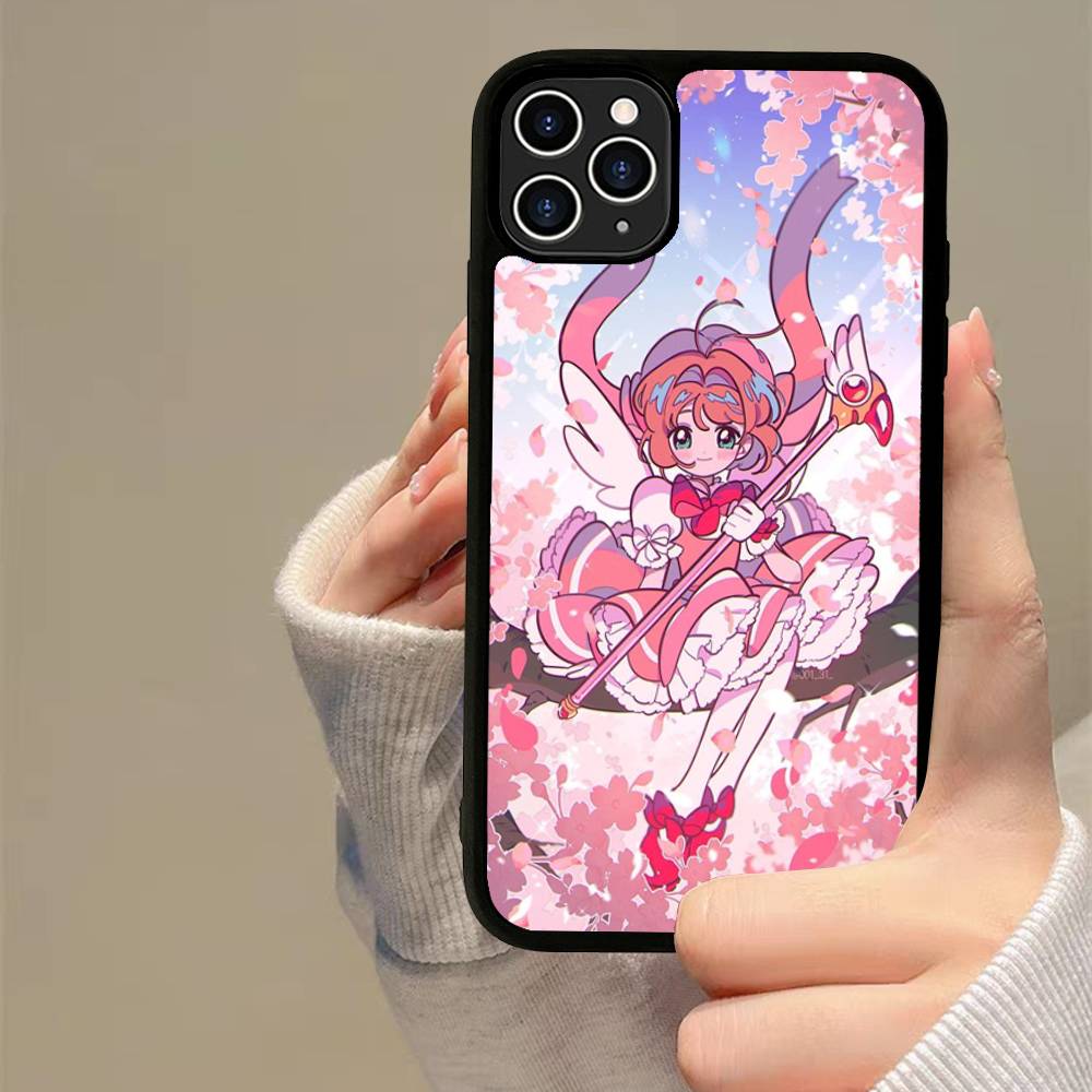 Card Captor Sakura Anime For IPhone 17 16 15 14 13 12 11 Mini Pro Max Plus PC+TPU Back Phone Cover
