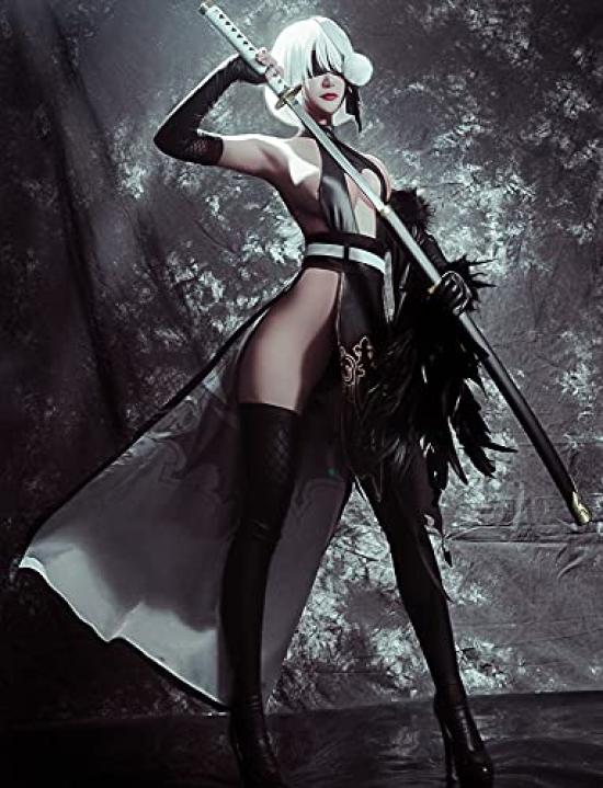 Lavender YoRHa 2 Type B Cosplay Sexy Size M No. Costume, Cheongsam,
