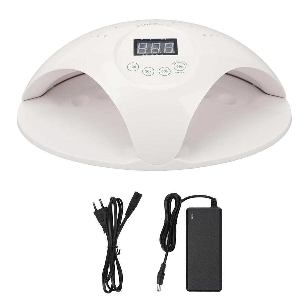 Nail Lamp 48W Detachable Magnetic Base 24pcs Light Chips Double Light Source UV Nail Light