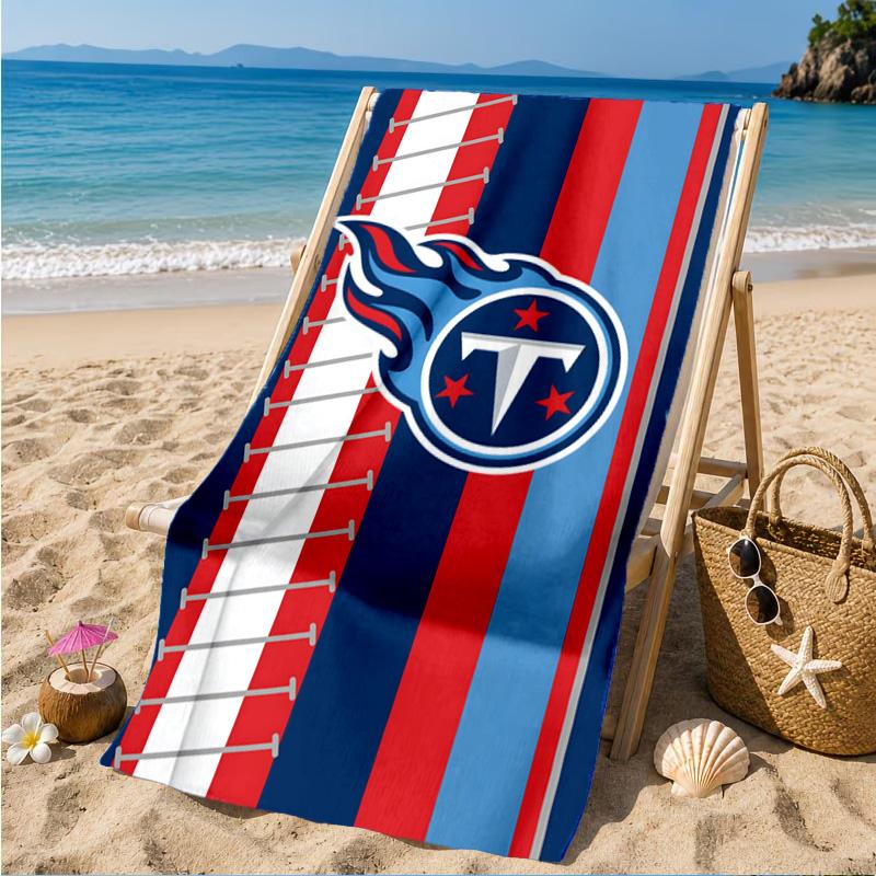 Tennessee Logo Art Beach Towel, Microfiber Beach Towel, Perfect For Pool, Beach, Travel, Home Decor Beach Party Fan Gifts