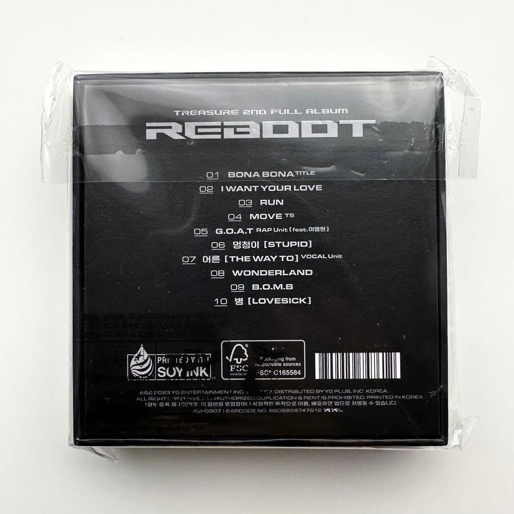 [USED] TREASURE [REBOOT] KiT ALBUM